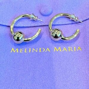 Melinda Maria gild Life’s a Ball 1” hoop *new